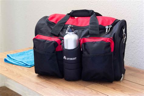 workout bag with shoe compartment|More.